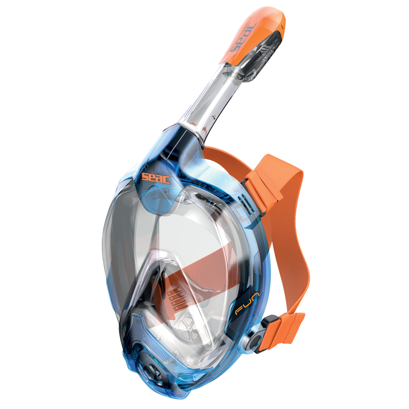 Seac Fullface Maske Fun Xs Blå Orange