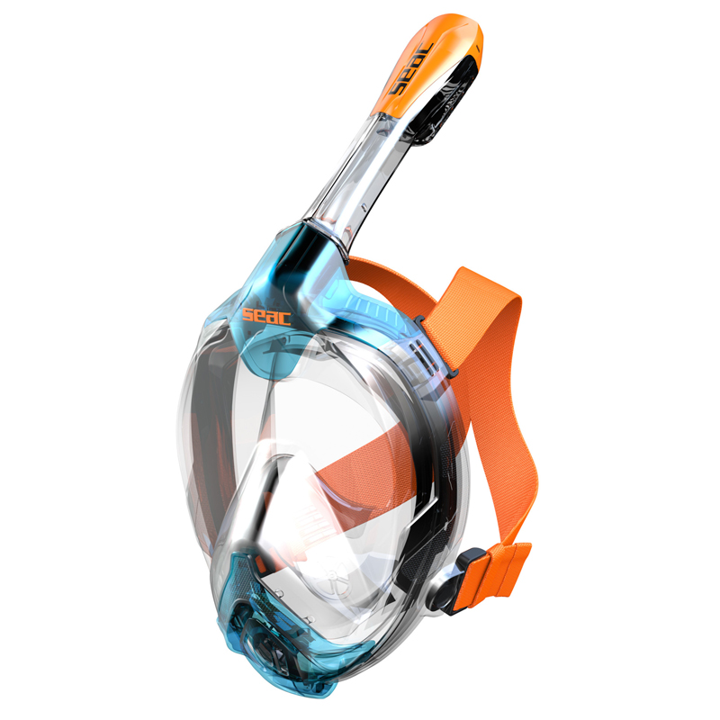 Seac Fullface Maske Libera Xs Blå Klar Orange