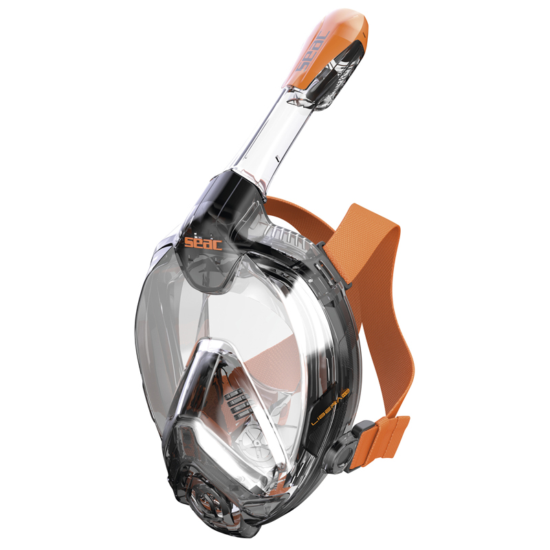 Seac Fullface Maske Libera Xs Sort Orange