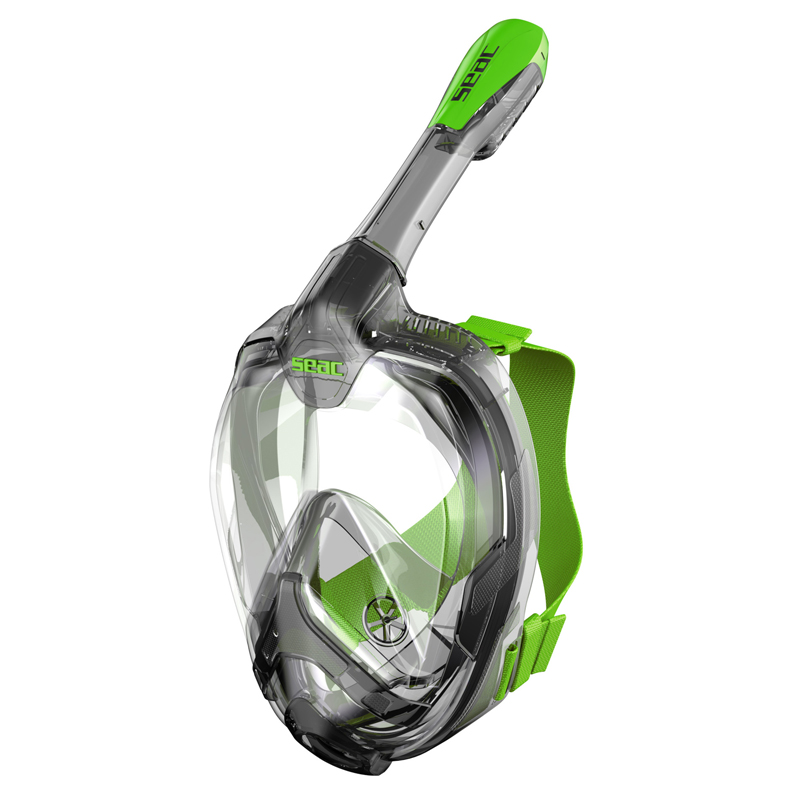 Seac Fullface Maske Magica Grå Klar Grøn Lime