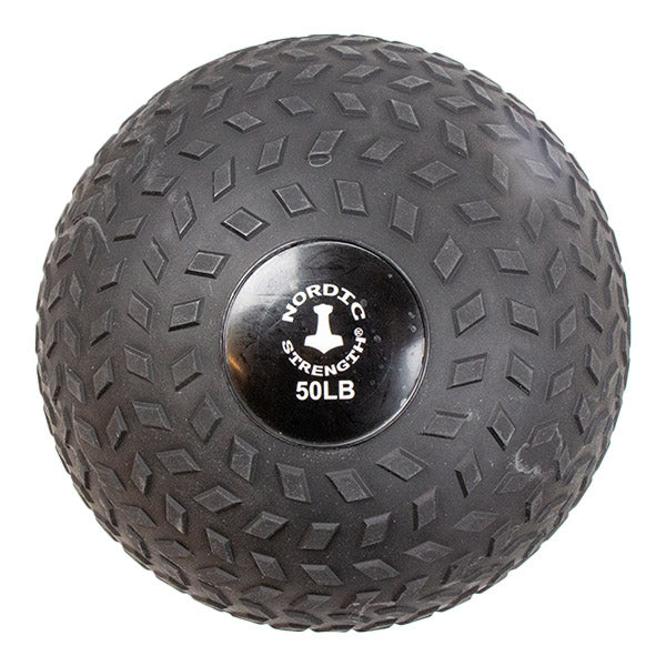 Slammerball 50 Lbs Nordic Strength Black