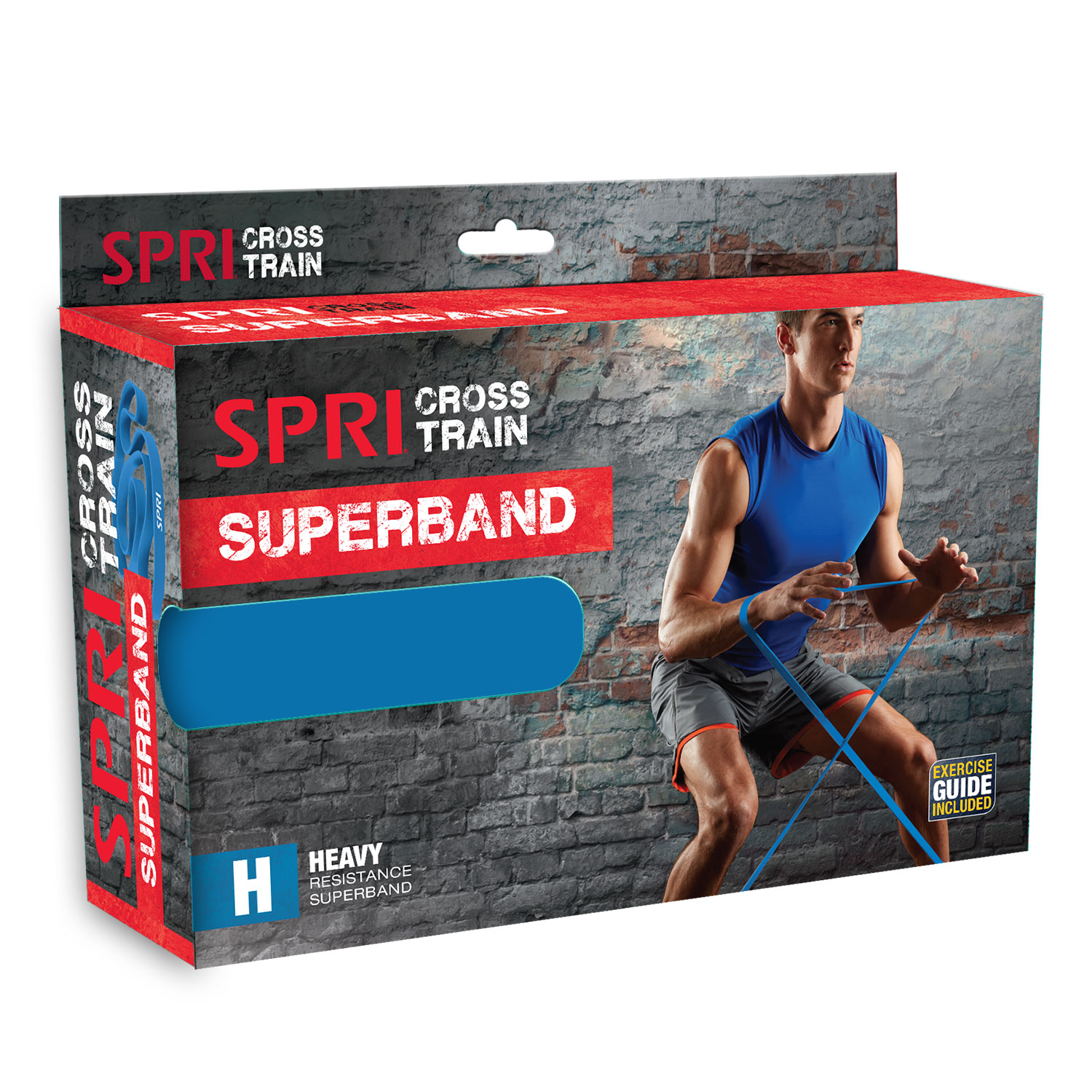 Spri Superband Crossfit Strengthband Træningselastik Heavy