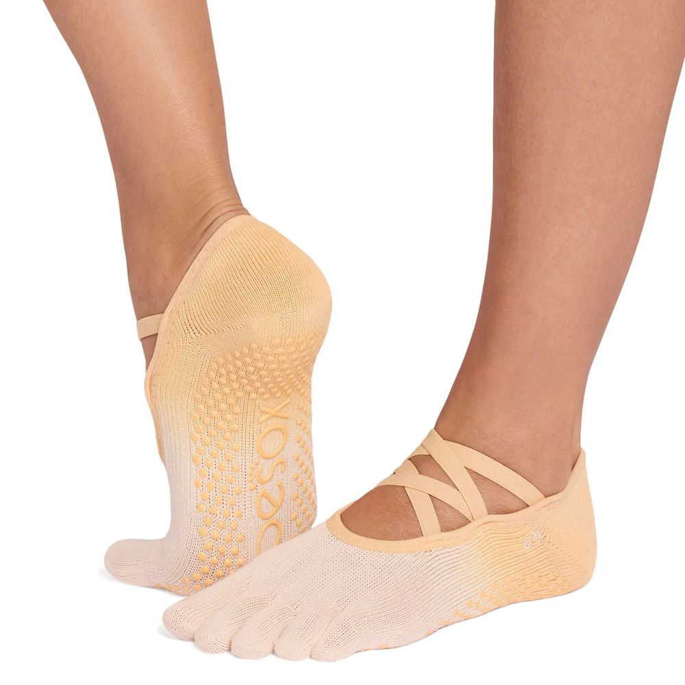 Toesox Fulltoe Elle Grip  Golden Ombre