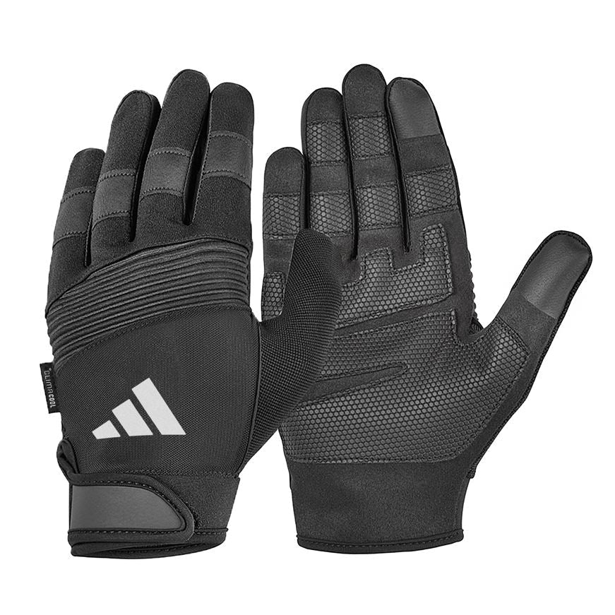 Adidas Full Finger Perf Gloves Grey