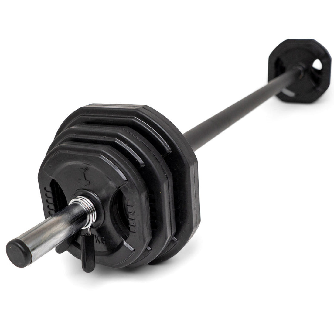 Aerobic Vægtstang-sæt Sort 32 Kg  Nordic Strength