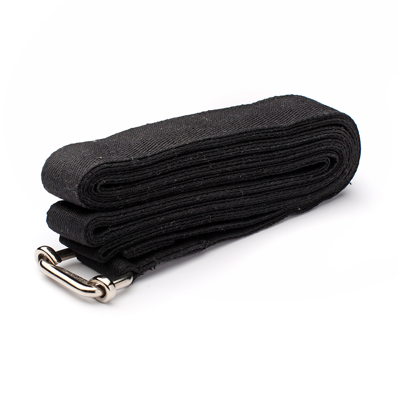 Asana økologisk Pune Yogabælte Sort 250x2 Cm