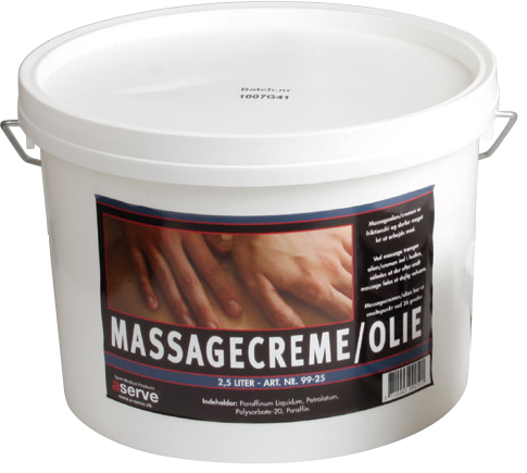 Aserve Massagecreme      Liter