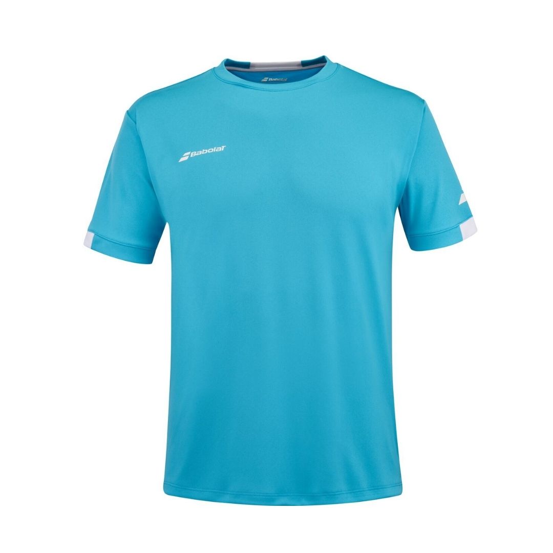 Babolat Play Crew Neck Tee Cyan Blue