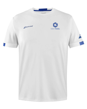Babolat   Cbs Padel Play Crew Neck Tee Hvid