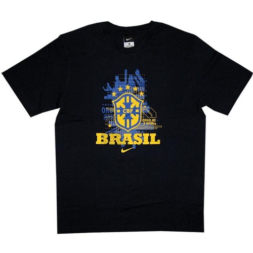 10-11 Brasilien Nr 10 Hero -shirt Navy Boys-