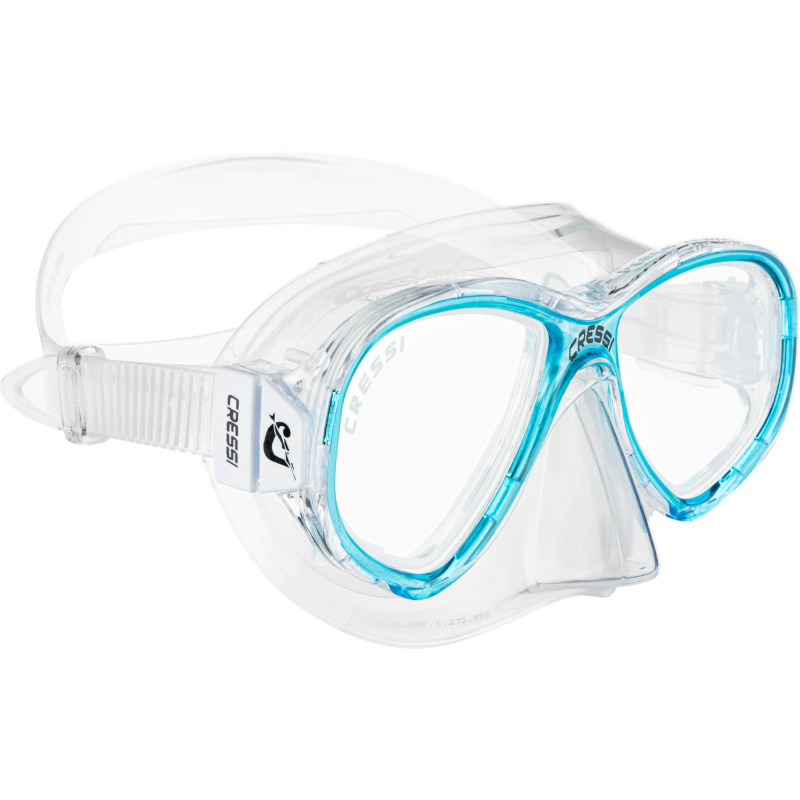 Cressi Perla Junior Dykkermaske Klar Aquamarine