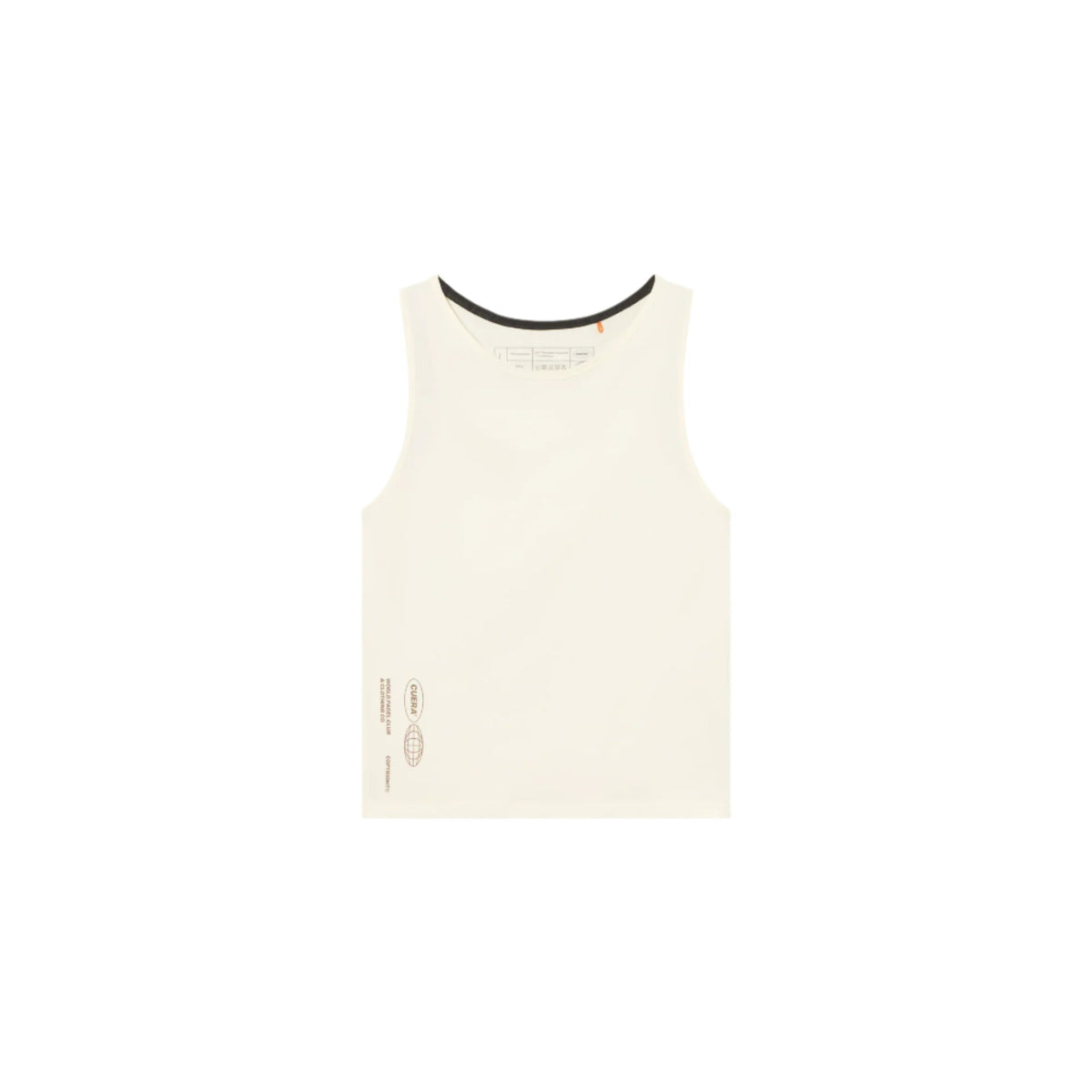 Cuera Oncourt Cropped Tank Top Off White