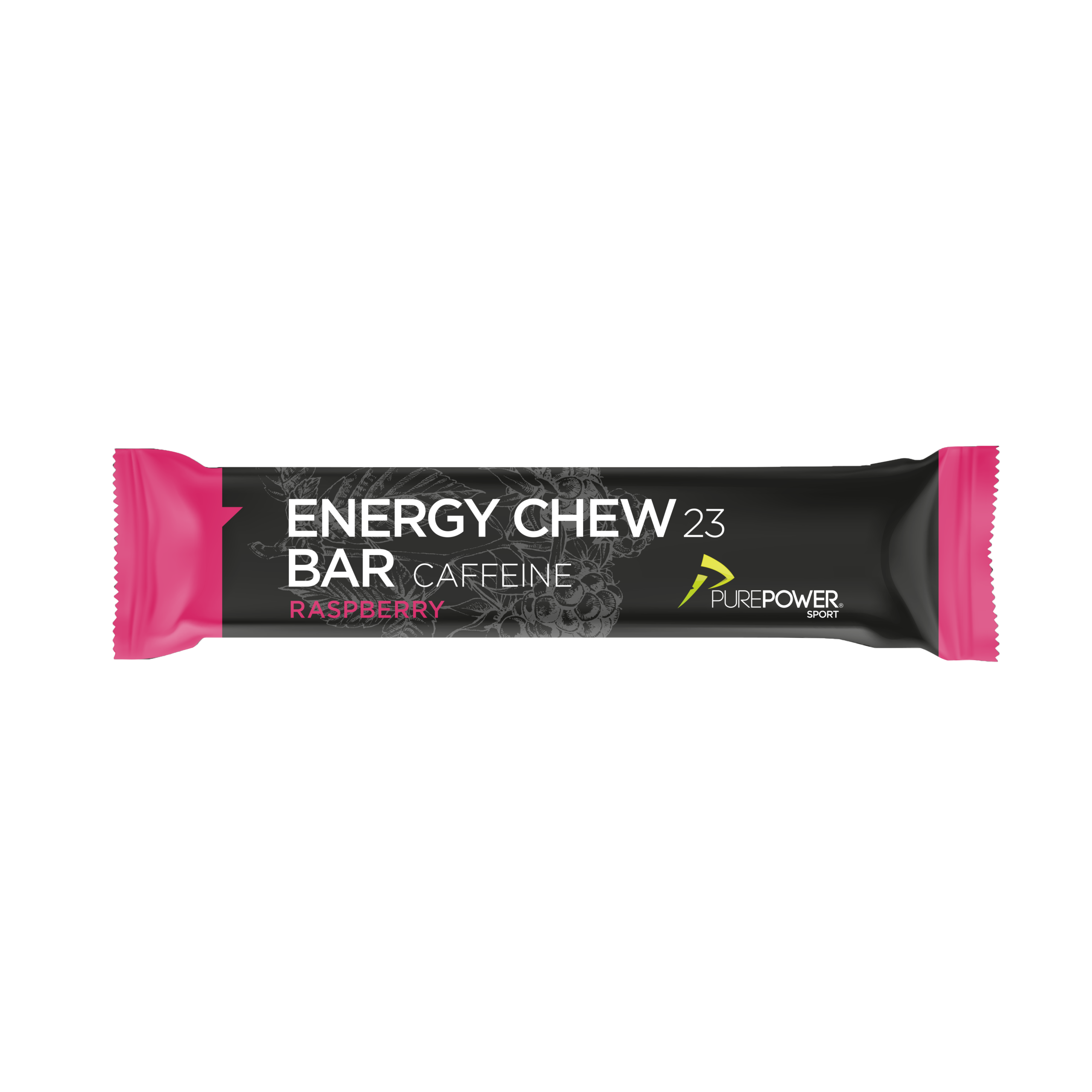 Energy Chew Bar Koffein Hindbær 30