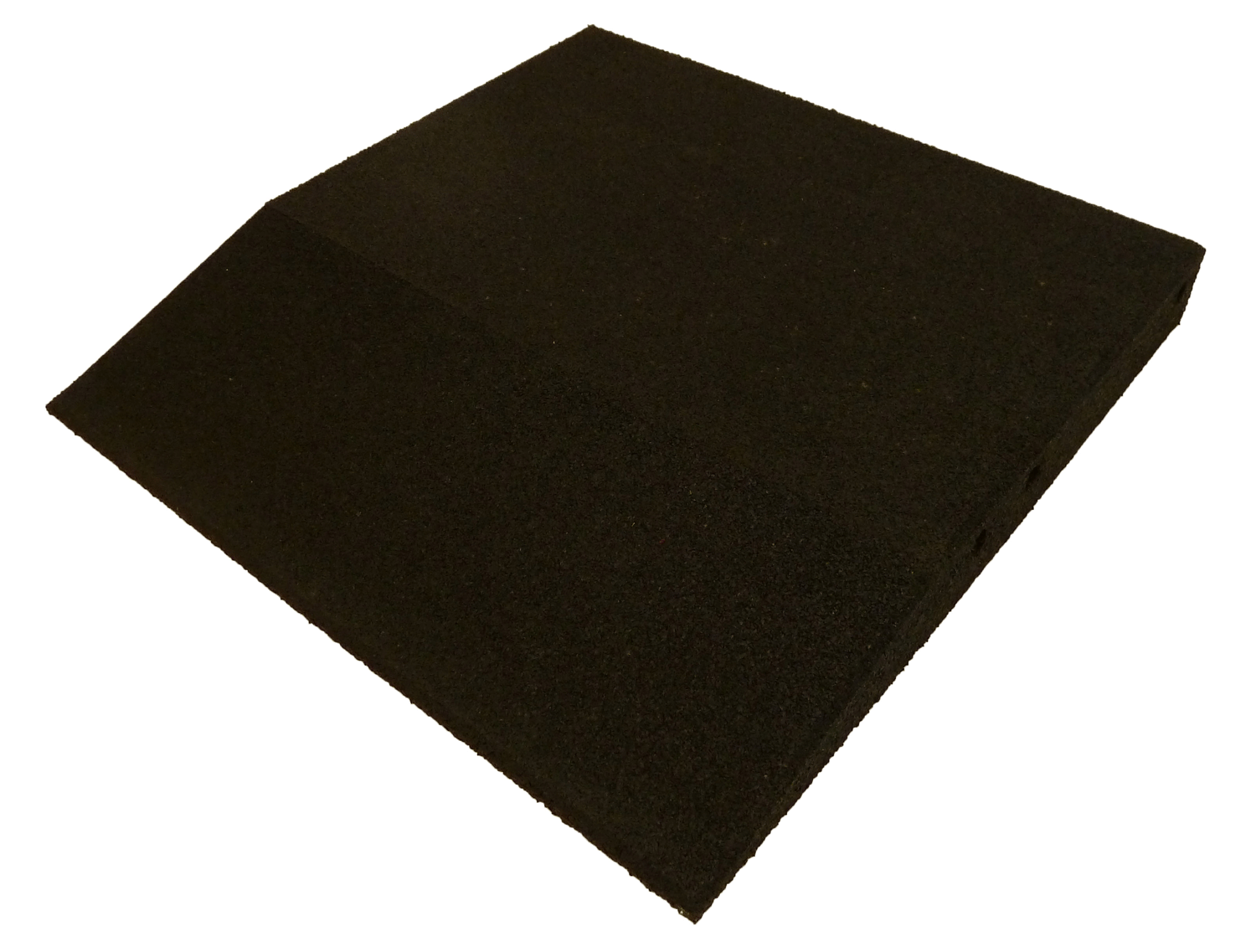Ergofloor Ergoplay Impact Gummifliser   Faldunderlag Rampe 500x500x60 Mm Sort