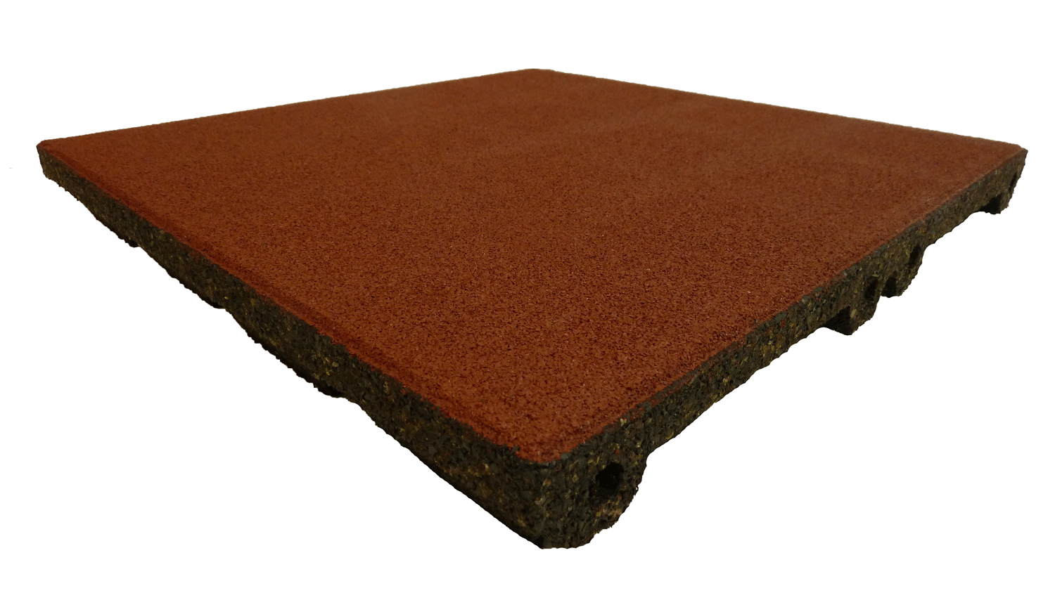 Ergofloor Ergoplay Impact Gummifliser   Faldunderlag 500x500x45 Mm Rød