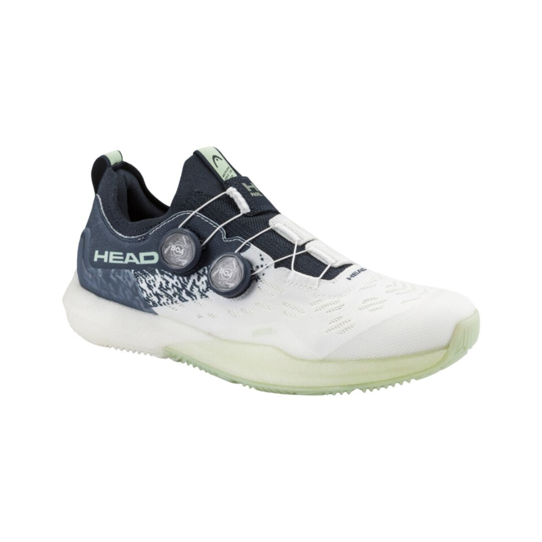 Head Motion Pro Boa Padelsko White Black Blue 37