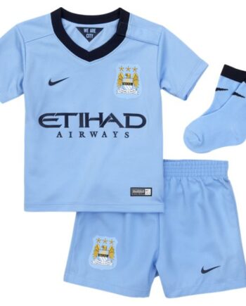 Manchester City Home Kit Infants 2014 15   Baby- -  Mdr   62-68 Cm
