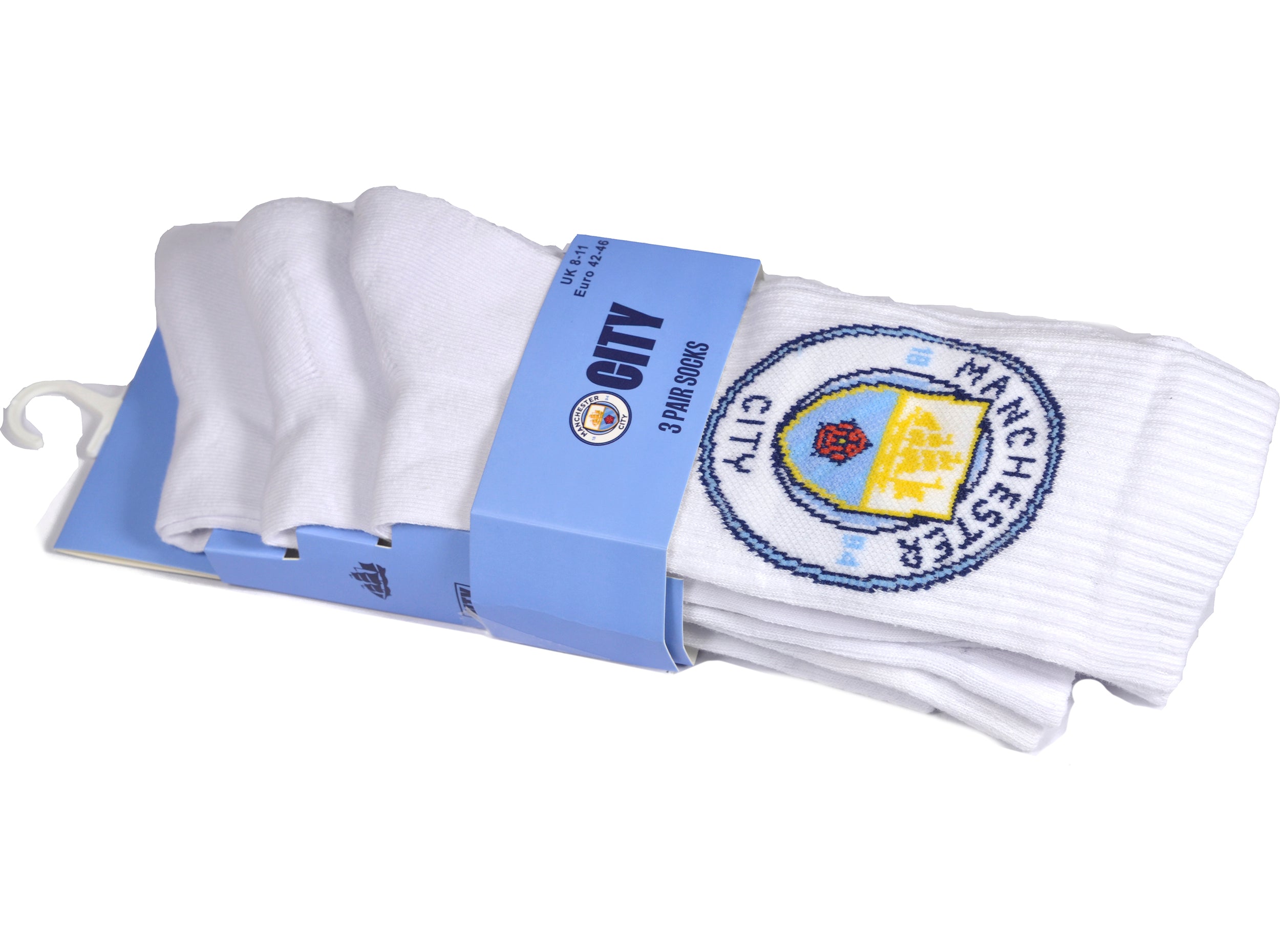 Manchester City Manchester City Sports Sokker -pak Hvid Blå Uk 811 Eu 4246 Voksen