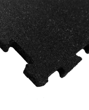 Odin Pro Gummigulv 500x500x10mm Puzzle Sort    Stk  1kvm
