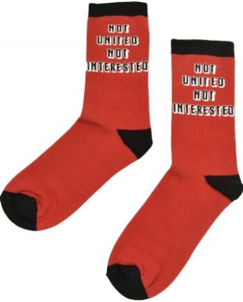 Quot Not United Not Interested Quot  Strømper  Voksen  Eu 42-46   Uk Str  811