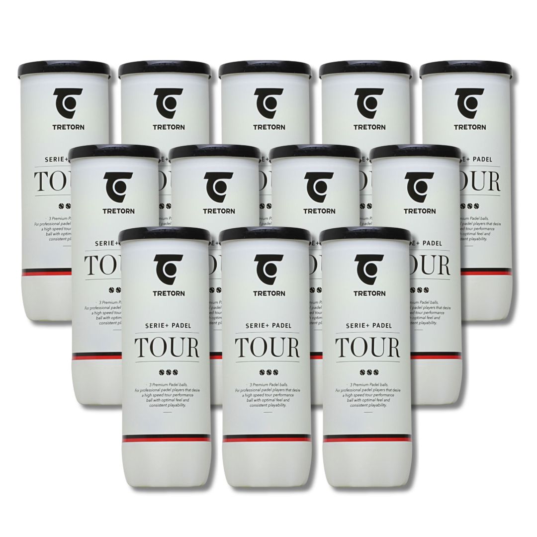 12 Rør Tretorn Serie Tour Padelbolde