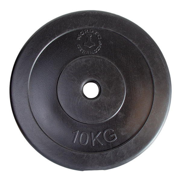 Vægtskive Hård Plast 10 Kg 30 Mm