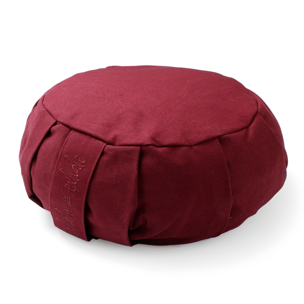 Zafu Meditationspude Asana Rund Blomme